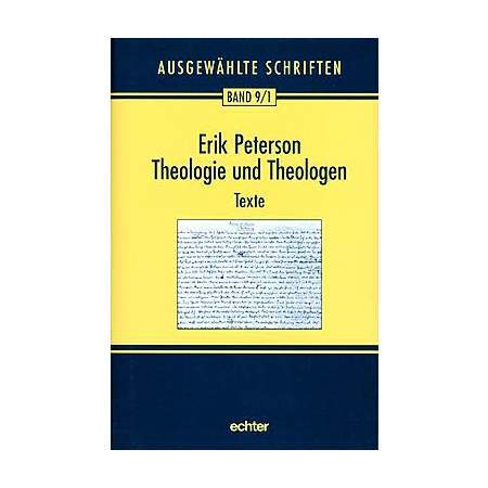 Theologie und Theologen Band 9/1