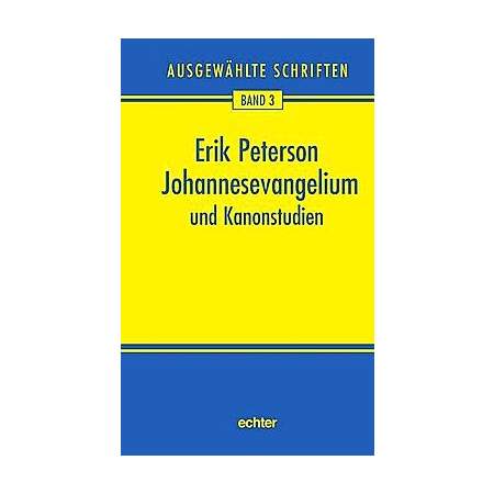 Johannesevangelium und Kanonstudien
