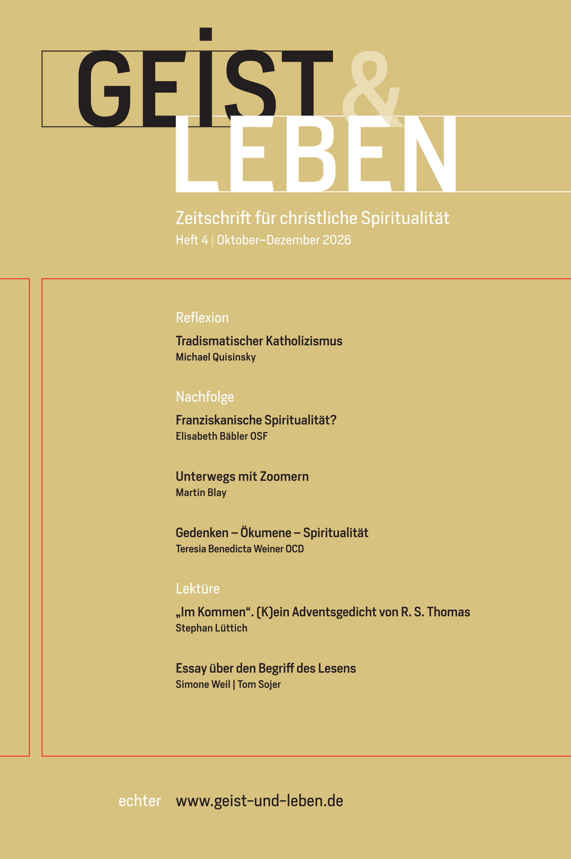 Geist & Leben Abo Download ePub